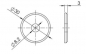 Preview: TAB-01 Taschenablage Befestigungsset Edelstahl V2A Feinschliff