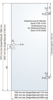 Zarge für Officeschloss