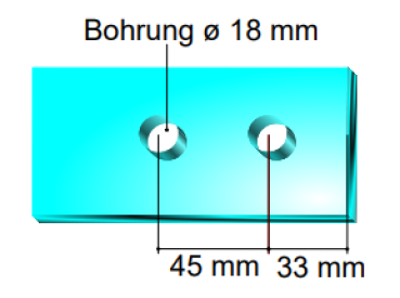 Glastürschloss GTS 40 Komplett - Set