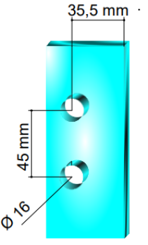 Glastürschloss GTS 40 Komplett - Set