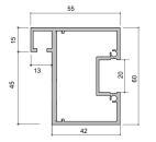 Türzargenprofil Office GTZ 60